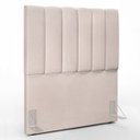 Ver imagem 2 de Cabeceira Cama Box Painel Solteiro 100 cm Dália W01 Linho Cru - Lyam Decor