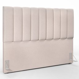 Cabeceira Cama Box Painel Queen 160cm Dália W01 Linho Cru - Lyam Decor - 2