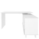 Ver imagem 7 de Mesa para Escritório Home Office Escrivaninha Gold A02 Branco 2 Gavetas - Lyam Decor