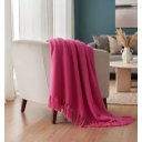 Ver imagem 2 de Manta em Algodão 1,40x2,30 Rosa Pink