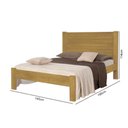 Ver imagem 3 de Cama De Casal Madeira Maciça Imbuia Lara