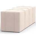 Ver imagem 5 de Puff Decorativo Living 140 Cm Roma W01 Suede Bege - lyam