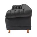 Ver imagem 3 de Namoradeira Chesterfield Duque Suede Cinza Chumbo/ Sala, Decoração, Psicólogo, Sala de Jogos, Sala D
