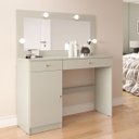 Ver imagem 1 de Penteadeira Camarim 2 Gavetas 1 Porta Lara Off White
