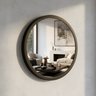 Espelho Basic Redondo 50cm Moldura Alumínio - 10
