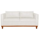 Ver imagem 7 de Kit Sofá 2 e 3 Lugares 180cm Europa Bouclé Branco - Amarena Móveis