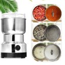 Ver imagem 3 de Moedor Triturador de Café Sementes Elétrico Aço Inox Mini 220v
