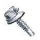 Ver imagem 4 de Parafuso Auto Brocante Cabeça Sextavada 5/16 - 5,5 X 19mm Arruela Movel com 550 Un
