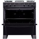 Ver imagem 2 de Fogão 5 Bocas Preto com Mesa Inox Atlas Mônaco Plus Bivolt