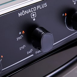 Fogão Atlas Mônaco Plus 4 Bocas - Acendimento Automático - Bivolt - Preto - 7