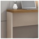 Ver imagem 4 de Mesa De Computador Escritório Studio Marrom Bege Caemmun