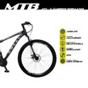 Ver imagem 3 de Bicicleta Mtb Aro 29 Alumínio 21 Marchas Câmbios Shimano Freio Mecânico Preto Fosco - Colli Bike