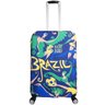 Capa Protetora Grande para Mala de Viagem - Lugares e Países - Skinbag - Brasil Colors - 1