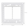 Suporte 4x4 para Placa 6 Modulos Branco Orion S71020324 Schneider Electric - 14