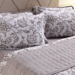 Kit Cobre Leito Queen Malha Premium 145 Fios 100% Algodão - 2