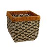 Cesto Quadrado Fibra Natural Laranja - A\CASA - 1