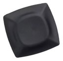 Ver imagem 2 de Kit20 Prato Quadrado Plástico Preto Refeição Lanche Porções