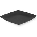 Ver imagem 3 de Kit20 Prato Quadrado Plástico Preto Refeição Lanche Porções