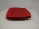 Ver imagem 2 de Kit 20 Prato Quadrado Vermelho Lanche Churrasco