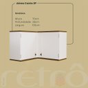 Ver imagem 4 de Cozinha Modulada Retrô Off White/ Nogueira