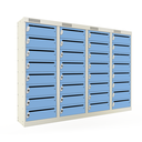 Ver imagem 1 de Armário de Aço para Correspondência 32 Portas - Nk 2716 Nilko Armários Azul Sky Chave Padrão