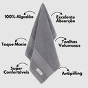 Ver imagem 3 de Toalha de Banho Karsten Empire - Cinza