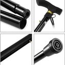 Ver imagem 5 de Bengala Idoso Dobravel Metal Regulagem Altura Cego Deficiente Bastao Caminhada Tipo T Adulto Retrati