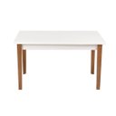 Ver imagem 2 de Conjunto Mesa de Jantar Juliette Branca 135cm com 4 Cadeiras Leda - Branca