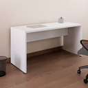 Ver imagem 5 de Mesa Escritório Diretor 150cm Tampo com Pé Painel Yescasa Cinza
