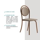Ver imagem 3 de Conjunto 2 Cadeiras de Jantar 1738 Carraro Rose/bege