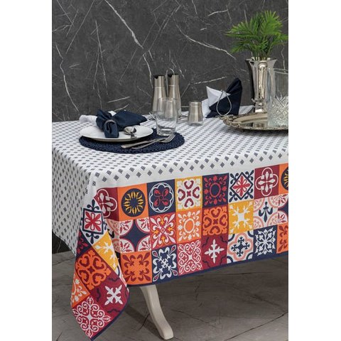 Toalha de Mesa Limpa Fácil Hidraulic - 1,60 x 2,70 M