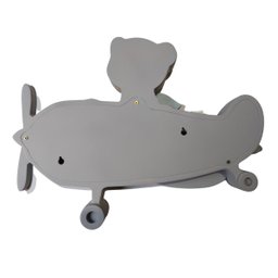 Luminária De Mesa Urso Aviador Em Led À Bateria 9volts RH BABY KIDS COMERCIO DE MOVEIS E DECORACAO - 3