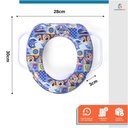 Ver imagem 3 de Kit Banquinho Degrau Infantil Azul e Redutor de Assento C/ Alça Patrulha Canina Chase