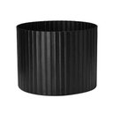 Ver imagem 1 de Cachepot Decorativo de Metal 3D Preto 17x22cm - D’Rossi