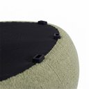 Ver imagem 6 de Puff Orgânico Decorativo 75cm Orbis Bouclé Verde Claro - Nexta Casa