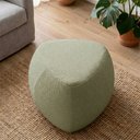 Ver imagem 1 de Puff Orgânico Decorativo 75cm Orbis Bouclé Verde Claro - Nexta Casa