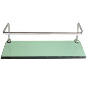 1 Prateleira Em Vidro Verde Com Proteção (10x40)