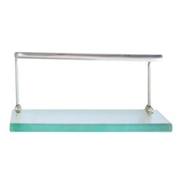 1 Prateleira Em Vidro Incolor Com Proteção (10x60) - 1