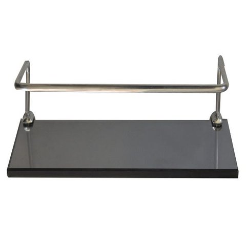 1 Prateleira Em Vidro Fumê Com Proteção (10x60)