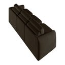 Ver imagem 7 de Sofá Cama Modulado Retrátil e Reclinável Decorativo Varsóvia 306cm Veludo Marrom G33 - Gran Belo