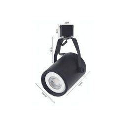 Spot Direcionável para Trilho Nordecor Lille Par 20 E27 Bivolt Preto - 4