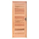 Ver imagem 1 de Kit Porta de Madeira Maciça Pe31 de Eucalipto Bat.12 Cm Linha Popular Esel -210ax070l- Lado Esquerdo