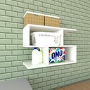 Ver imagem 2 de Nicho Lavanderia Multiuso Branco E-nichos Nd01bhclav