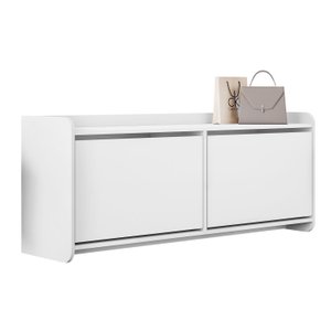 Sapateira Dália 2 Portas Articulada Branco - Casa D
