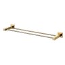 Toalheiro Barra Duplo Docol Square 641843 Ouro Polido - 1