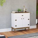 Ver imagem 1 de Aparador - Colonial 800X900X410 Mm 1 Gav 2 Ptas Movel Bento M. BENTO