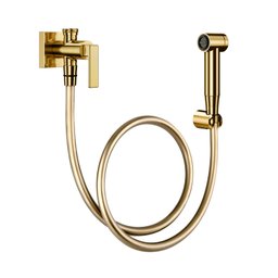 Ducha Higiênica Docol Docolstillo 823743 com Flexível de 1,20m Ouro Polido - 1