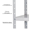 Estante Armário Prateleira Aço Galvanizado 90cm 6 Bandejas - 3