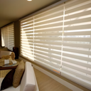 Ver imagem 3 de Zebra Persiana Rolo Dupla 160x160 Linho