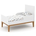 Ver imagem 2 de Berço Americano Unique Branco Soft Eco Wood - Matic e Cômoda Infantil Americano Branco e Colchão